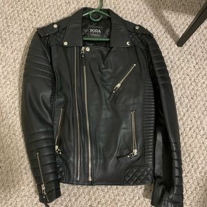 Boda Skins Mens Kay Michaels Leather,Black SizeM